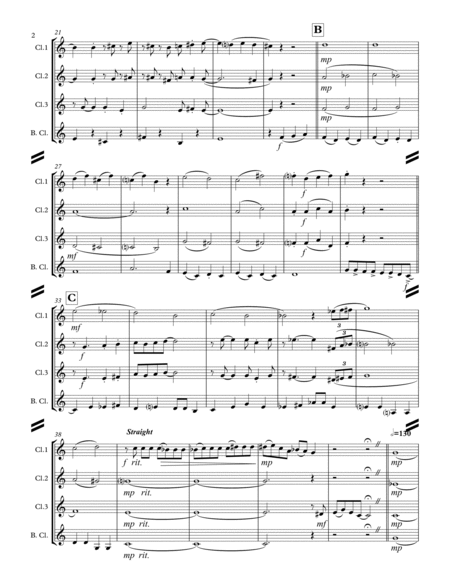 Gershwin Medley (for Clarinet Quartet) image number null
