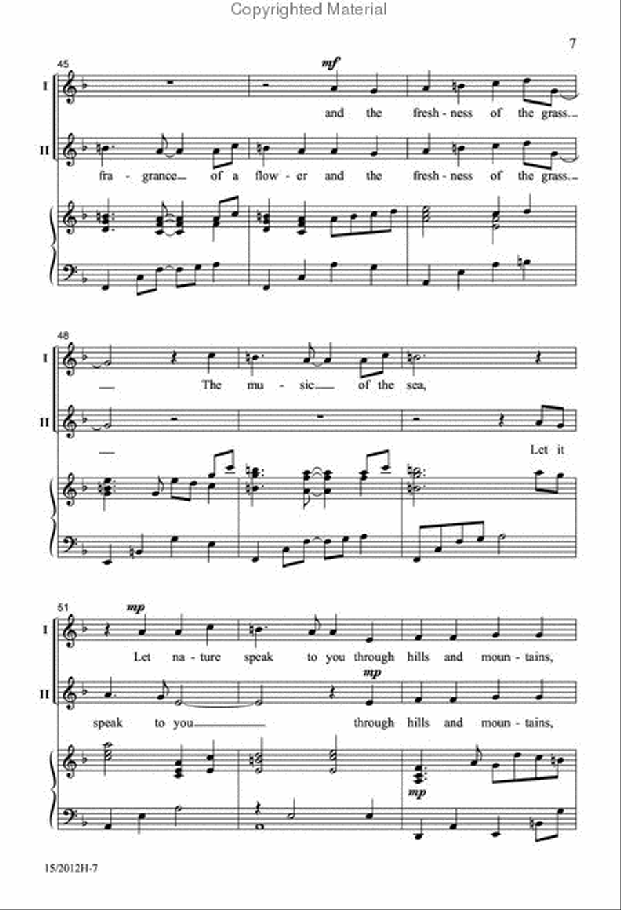 All Things are Connected 2-Part scores gallery preview page 7
