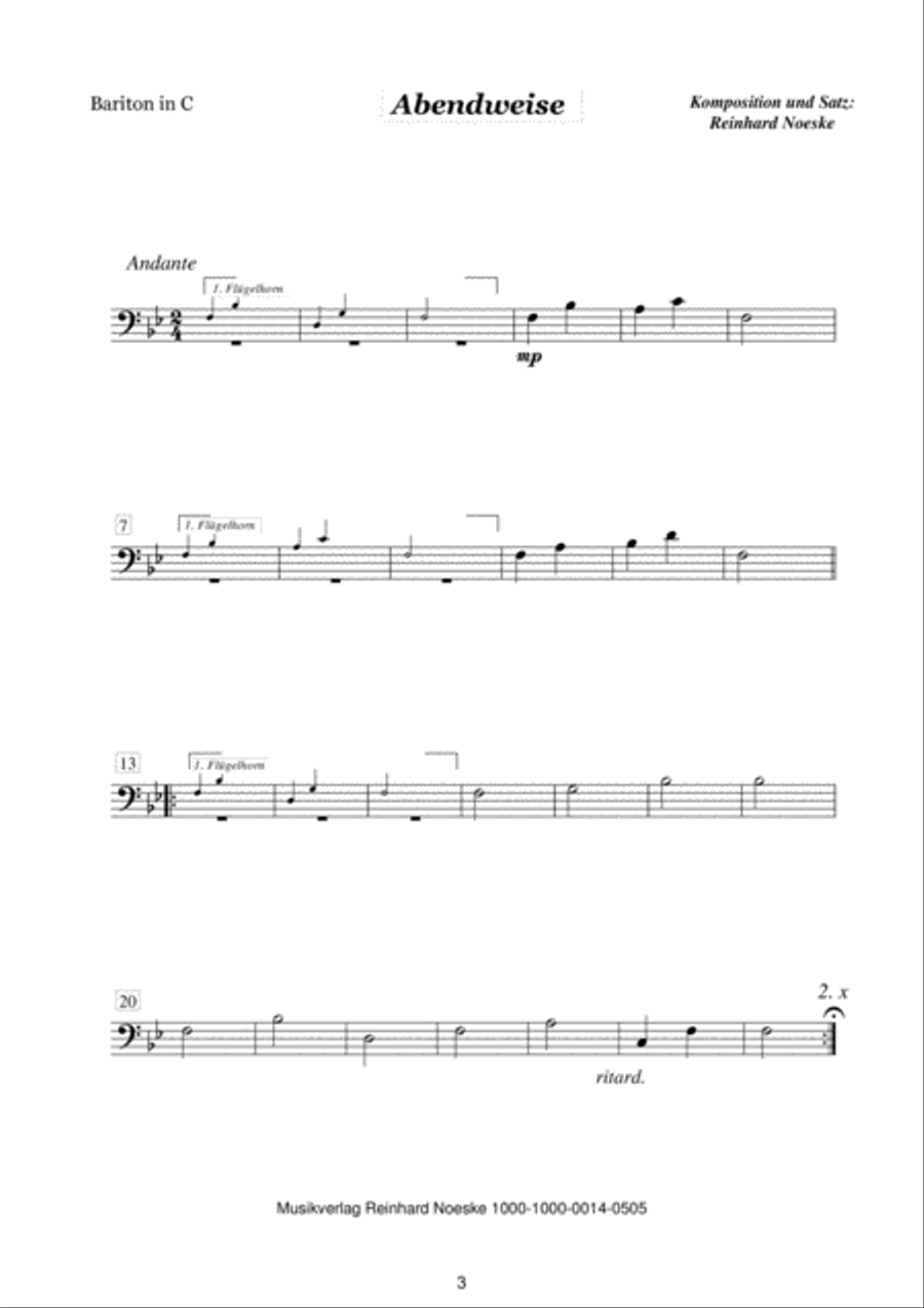 Acht Bläserweisen im alpenländischen Stil für Blechbläserquintett Brass Ensemble scores gallery preview page 5