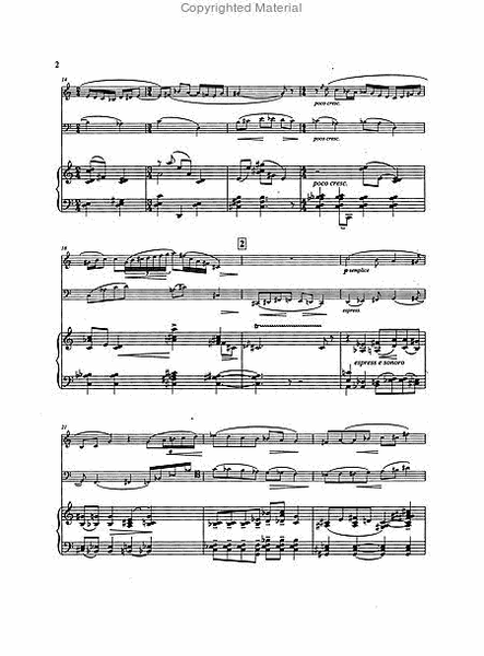 Trio for Clarinet, Violoncello, and Piano