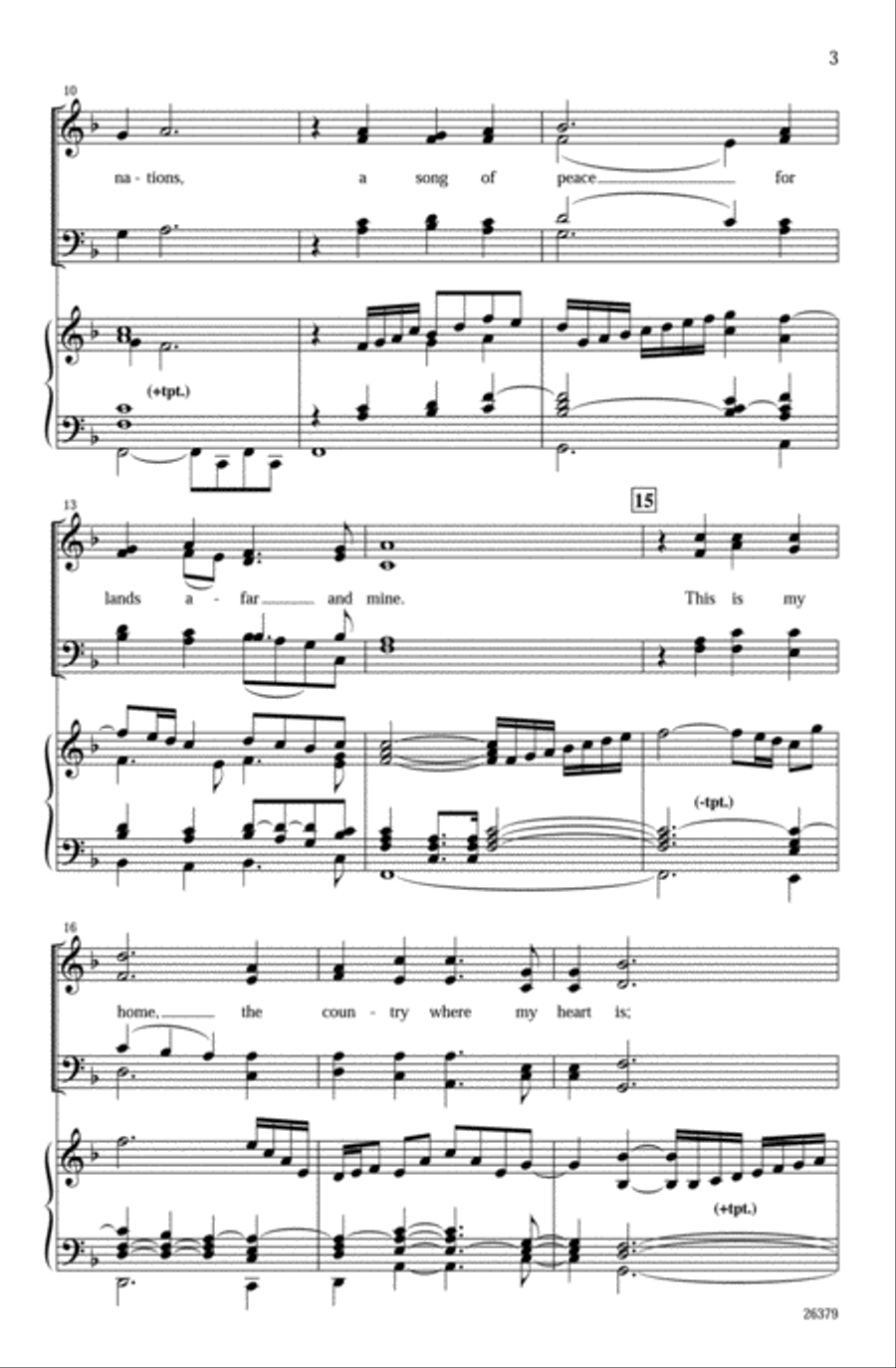 This Is My Song 4-Part scores gallery preview page 3