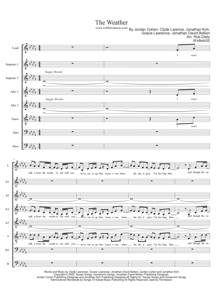 The Weather Divisi scores gallery preview page 1