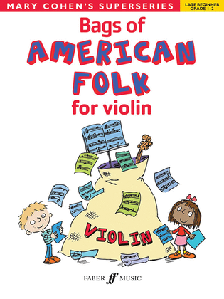 Book cover for Bags of American Folk for Violin