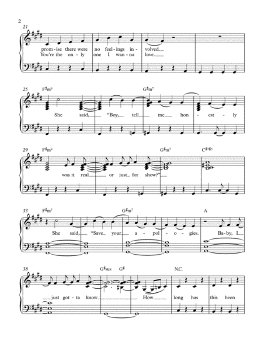 How Long How Long Voice scores gallery preview page 2