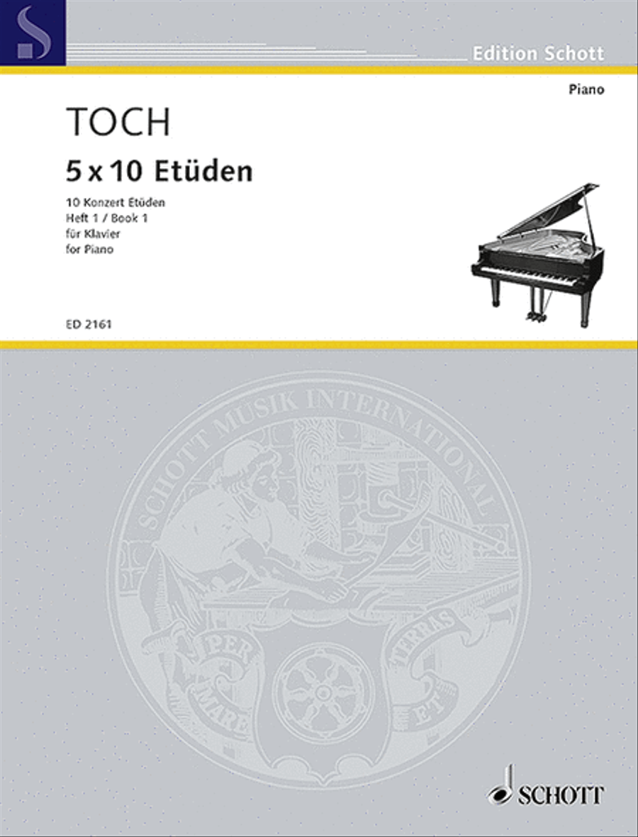 5 x 10 Etüden Piano Solo scores gallery preview page 1