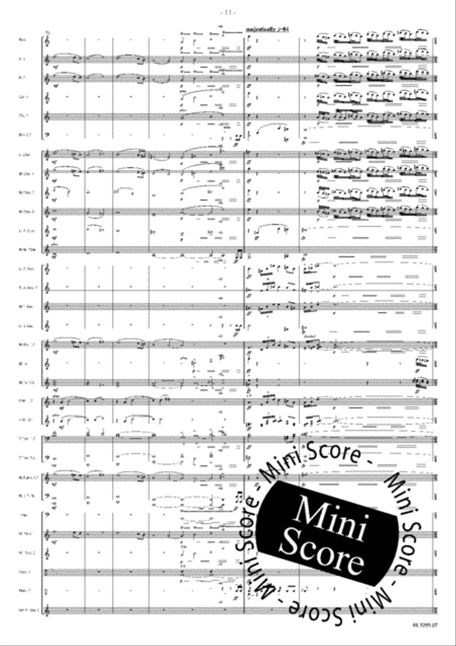 Overture to Avalon Concert Band scores gallery preview page 17