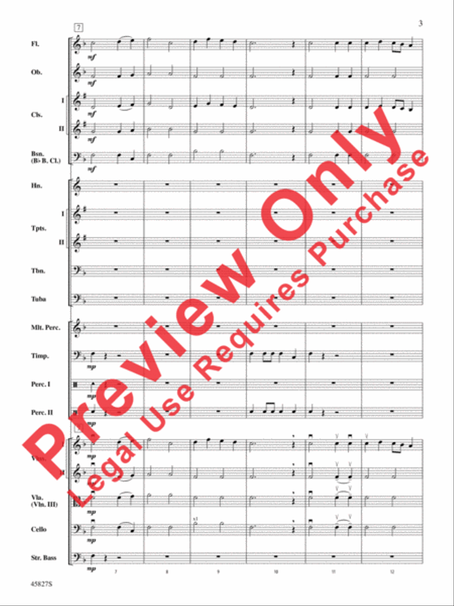 Chester Full Orchestra scores gallery preview page 3