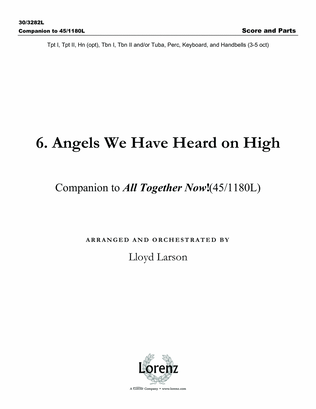 Book cover for Angels We Have Heard on High - Score and Parts