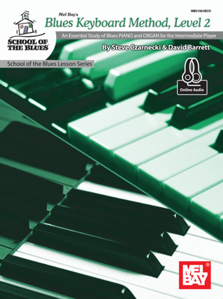 Book cover for Blues Keyboard Method Level 2