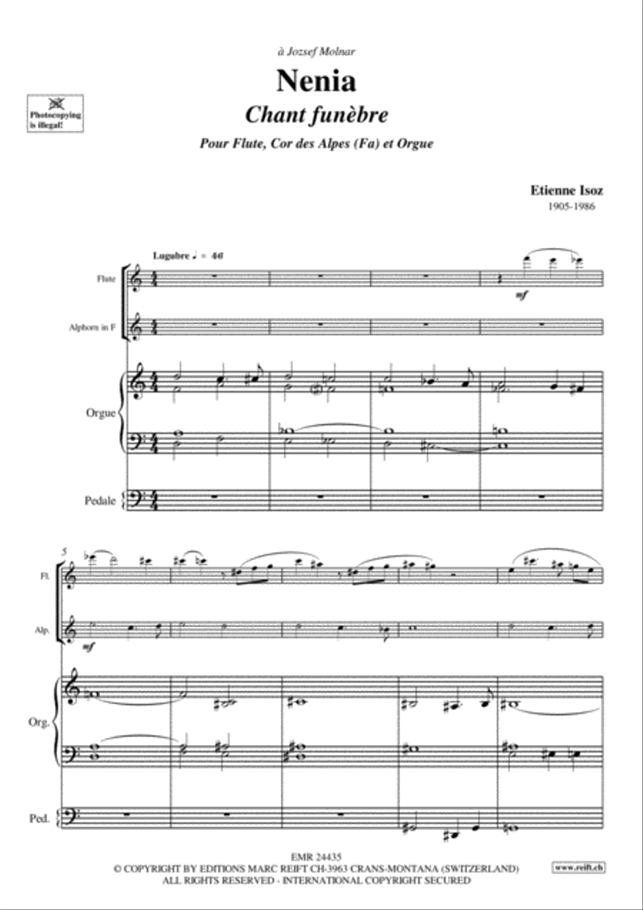 Nenia Flute scores gallery preview page 3