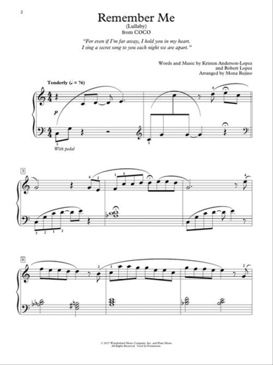 Piano Solos from Encanto, Frozen II, and Coco Piano Method scores gallery preview page 4