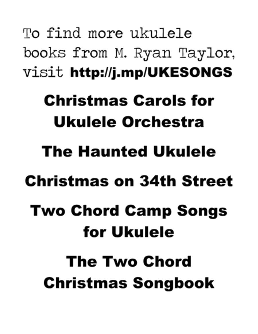 Titan M's 2 Chord Companion : 157 Two Chord Songs : Ukulele Friendly Keys Small Ensemble scores gallery preview page 4