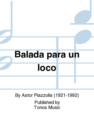 Book cover for Balada para un loco