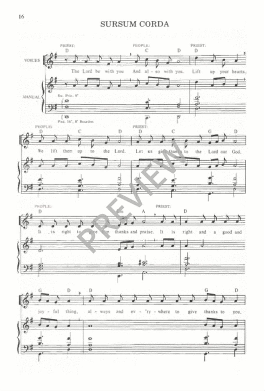 Mass for the King of Glory 4-Part scores gallery preview page 18
