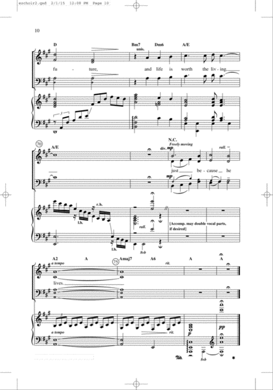 Easy Choir, Vol. 2 Easy Choir, Vol. 2 3-Part scores gallery preview page 8