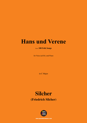 Silcher-Hans und Verene,for Voice(ad lib.) and Piano
