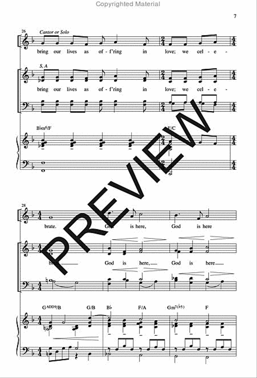 Holy Ground Holy Ground 4-Part scores gallery preview page 6