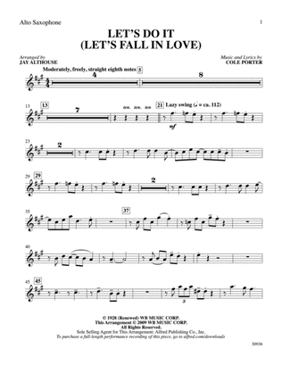 Let's Do It (Let's Fall in Love): E-flat Alto Saxophone