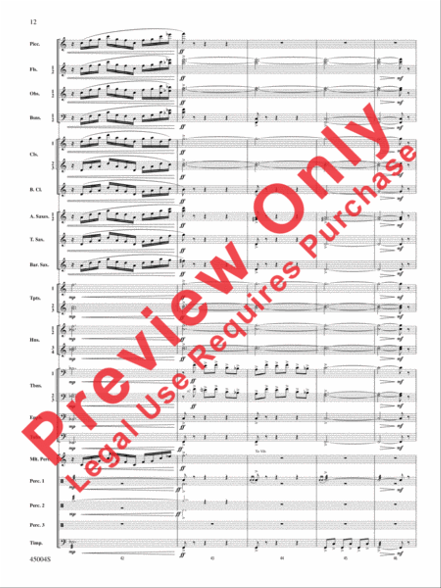 Red Rock Mountain Concert Band scores gallery preview page 47