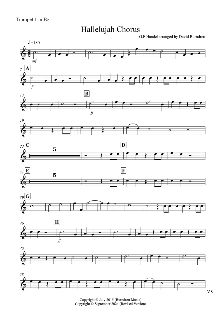 Hallelujah Chorus for Brass Quartet Hallelujah Chorus for Brass Quartet Brass Quartet scores gallery preview page 5
