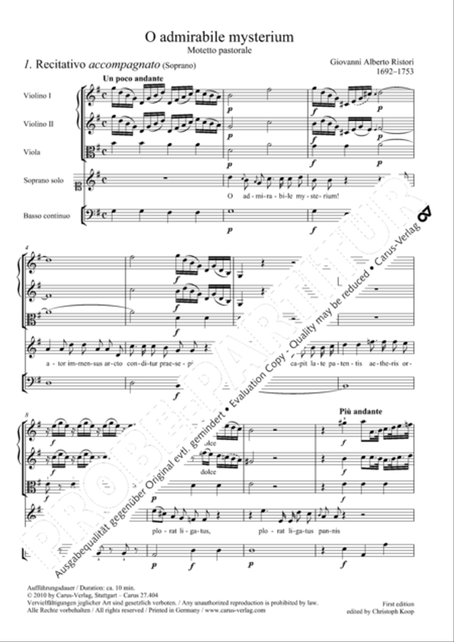 O admirabile mysterium SSAA scores gallery preview page 2