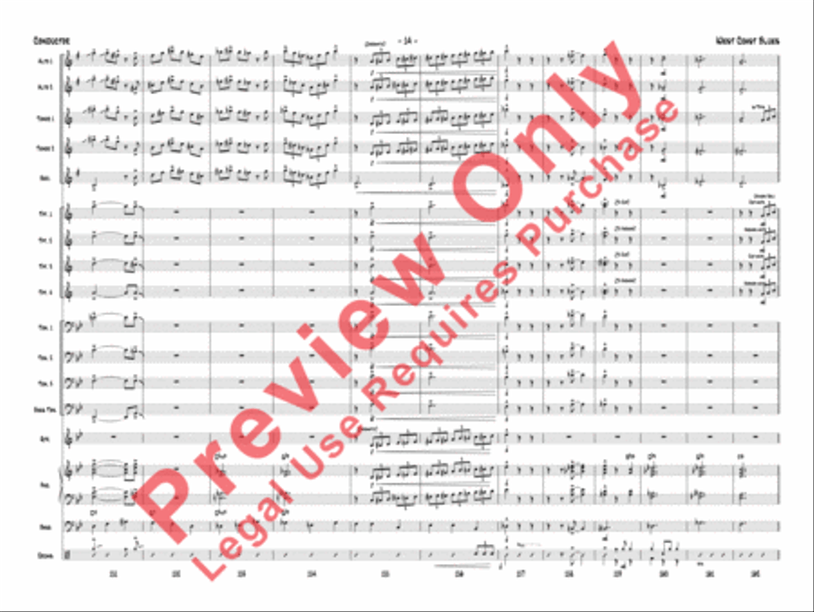 West Coast Blues West Coast Blues Jazz Ensemble scores gallery preview page 17