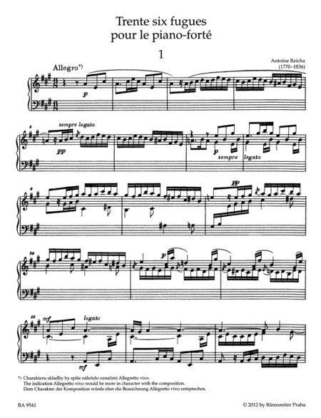 36 Fugues for Piano