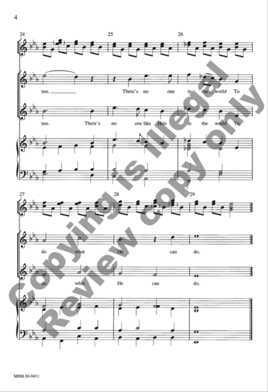 I Have a Father You Would Like Unison Choir scores gallery preview page 5