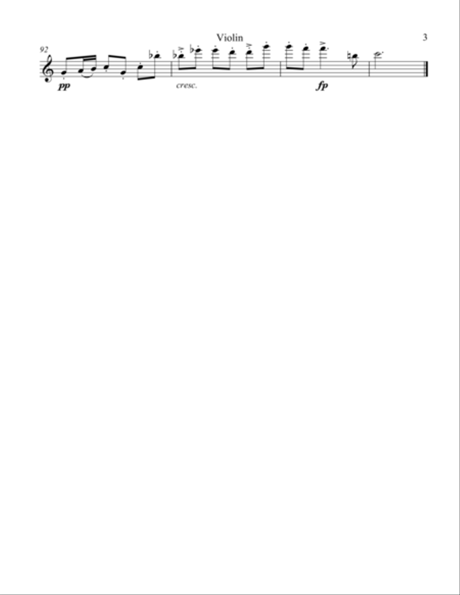Moments Musicaux I Violin Solo scores gallery preview page 3