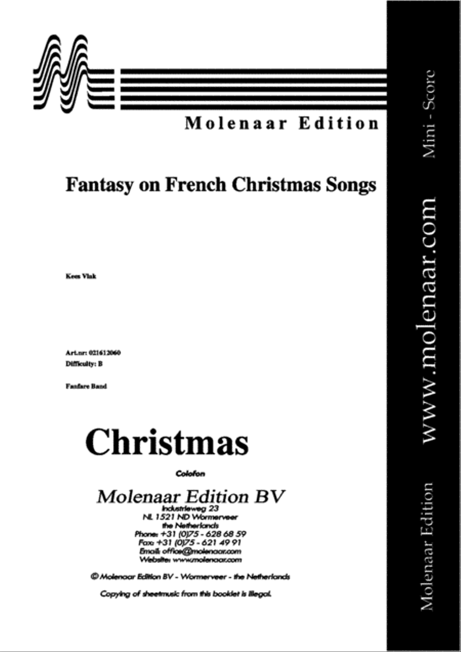 Fantasy on French Christmas Songs Fanfare Band scores gallery preview page 2