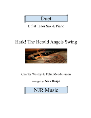 Hark! The Herald Angels Swing (Tenor Sax & Piano) Full Set