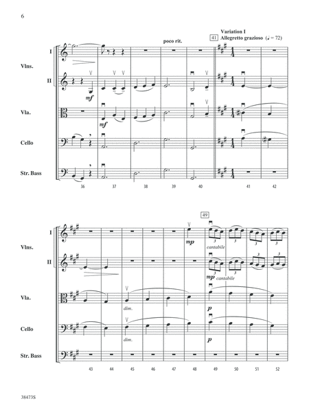 Lonestar Variations: Score