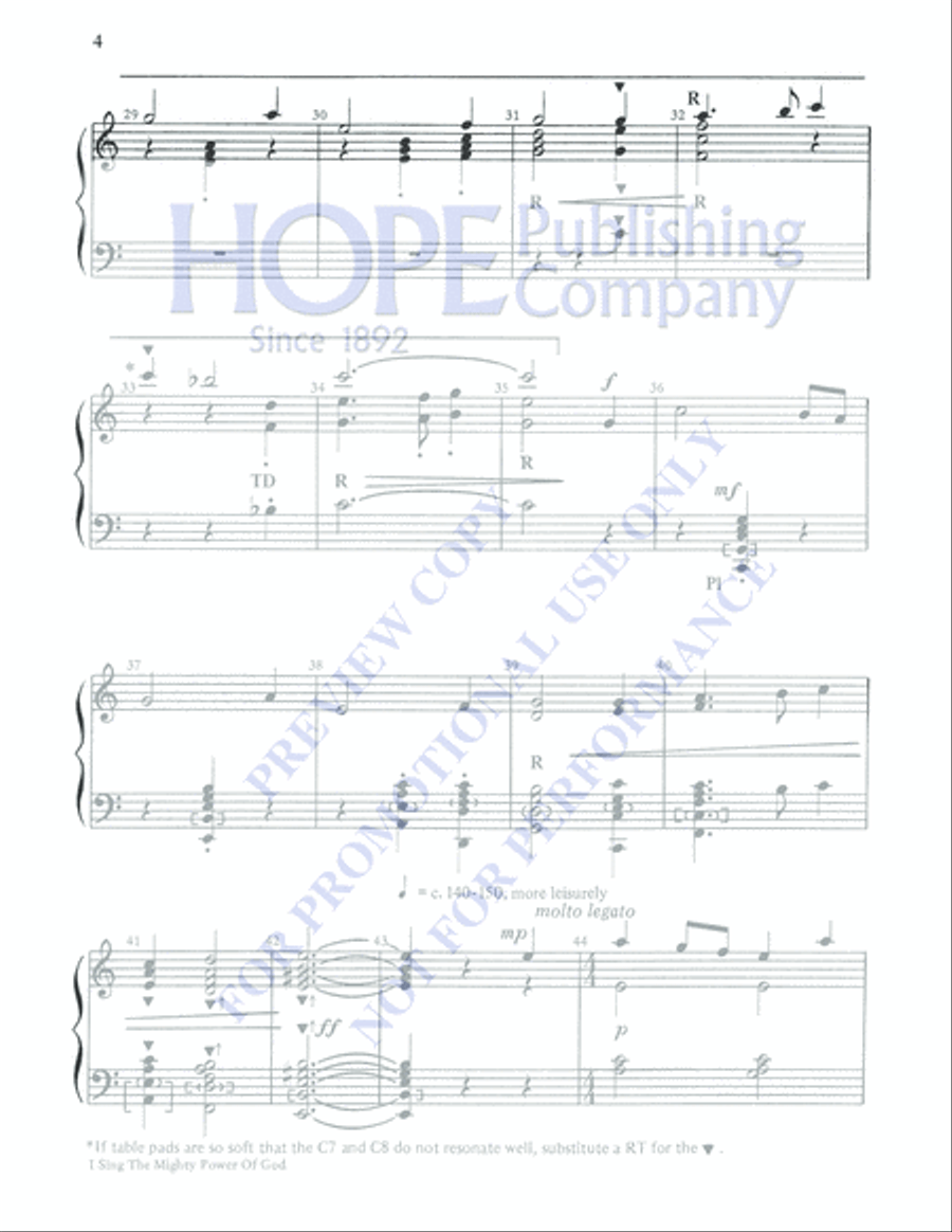 I Sing the Mighty Power of God 5-Octaves scores gallery preview page 4