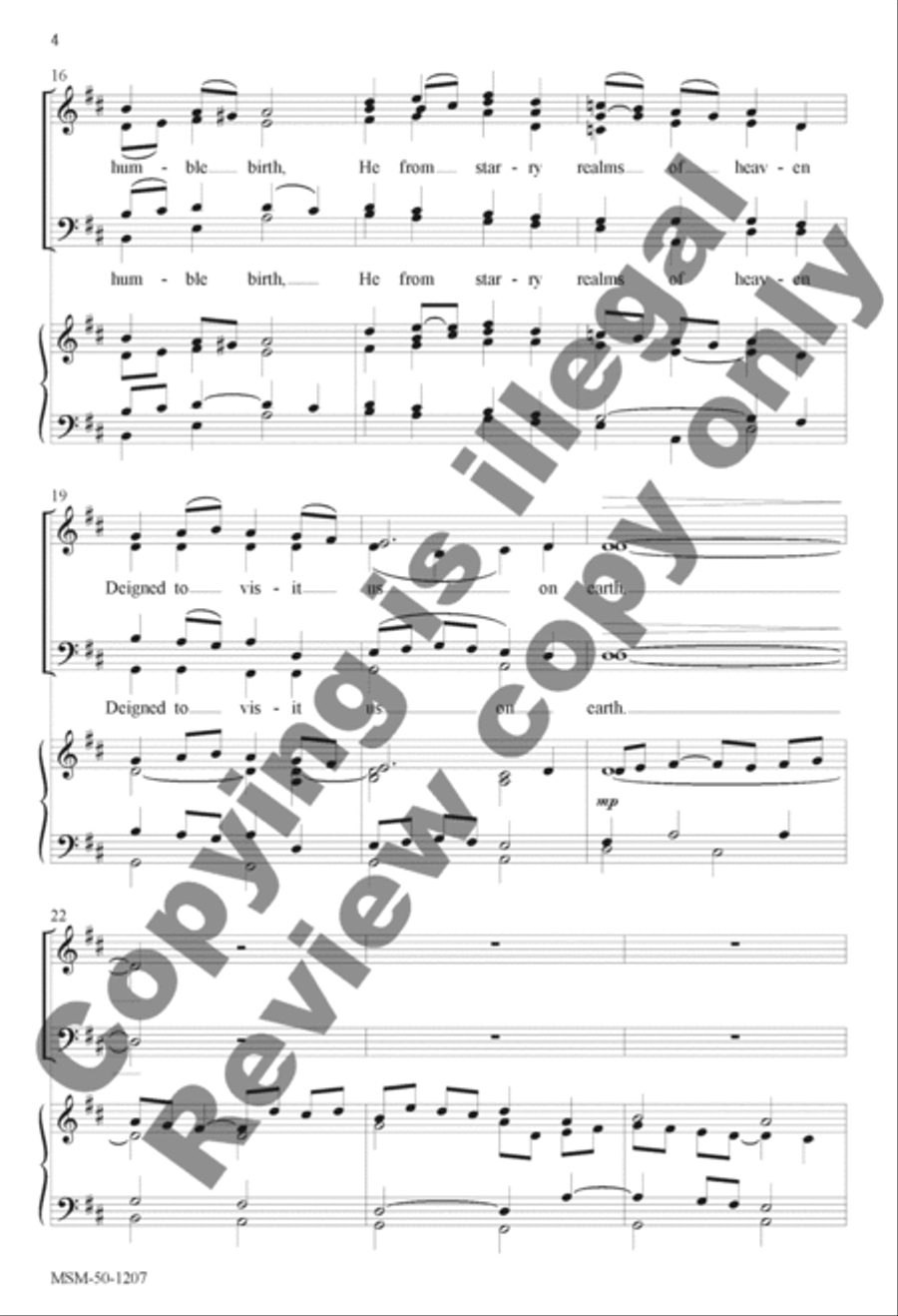 Candle Carol (Choral Score) image number null