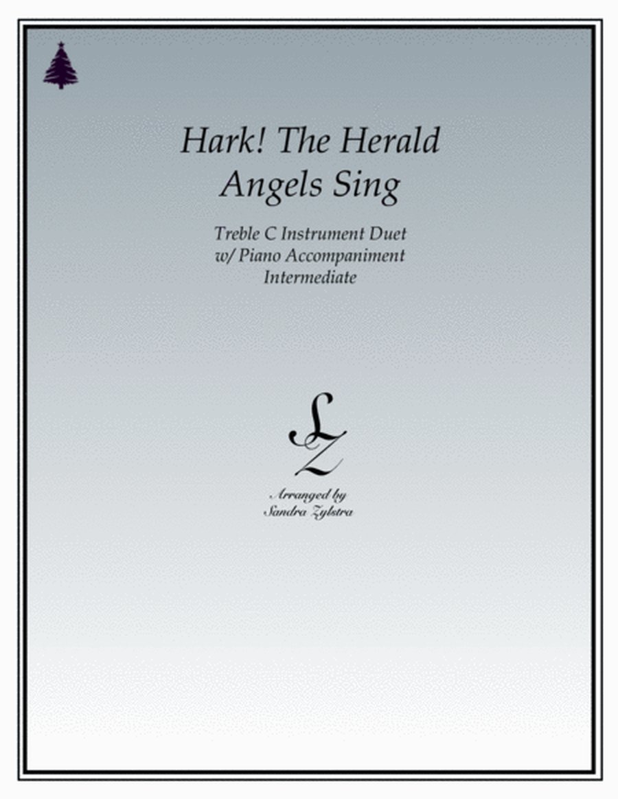 Hark! The Herald Angels Sing (treble C instrument duet) image number null