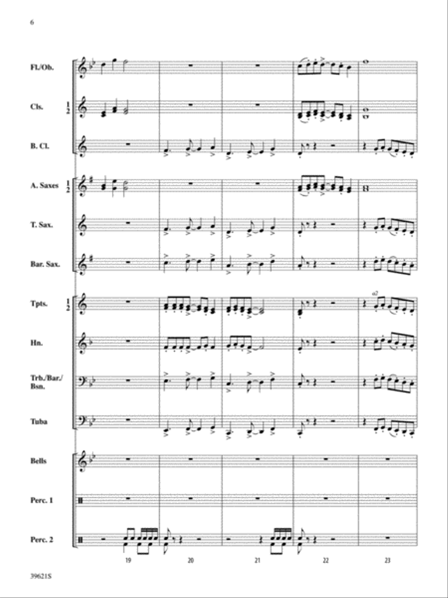 Clowning Around: Score Clowning Around: Score Concert Band scores gallery preview page 6