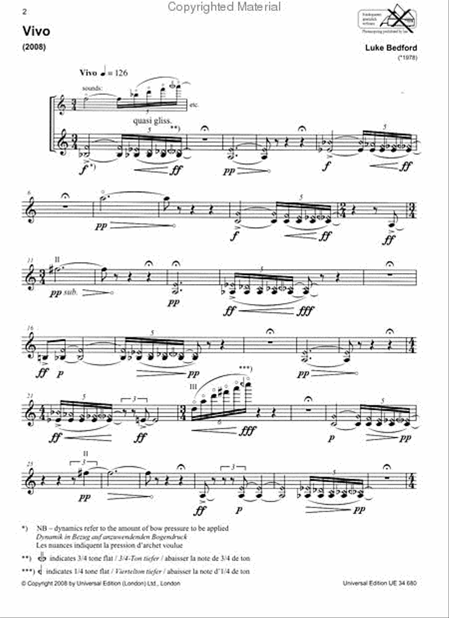Violin Project Chamber Music scores gallery preview page 2