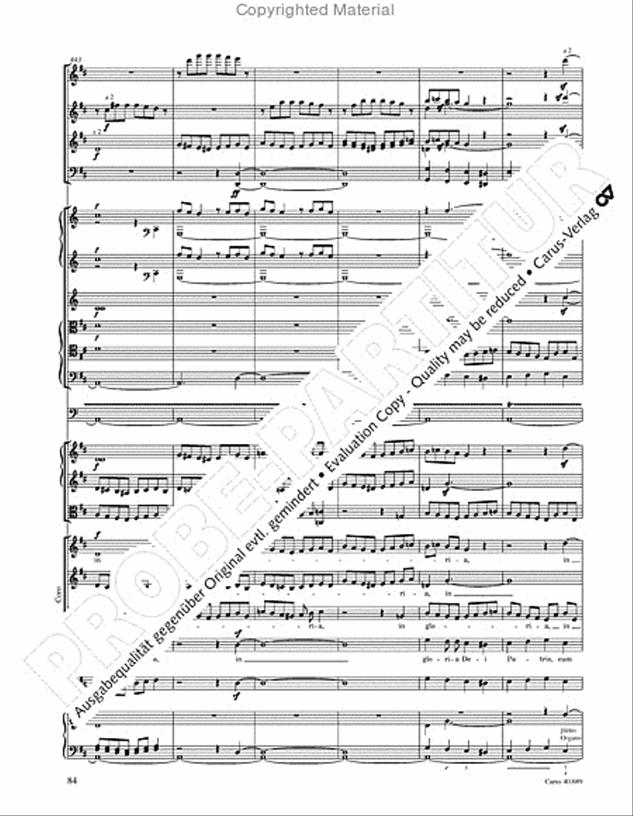 Missa solemnis Missa solemnis 4-Part scores gallery preview page 100