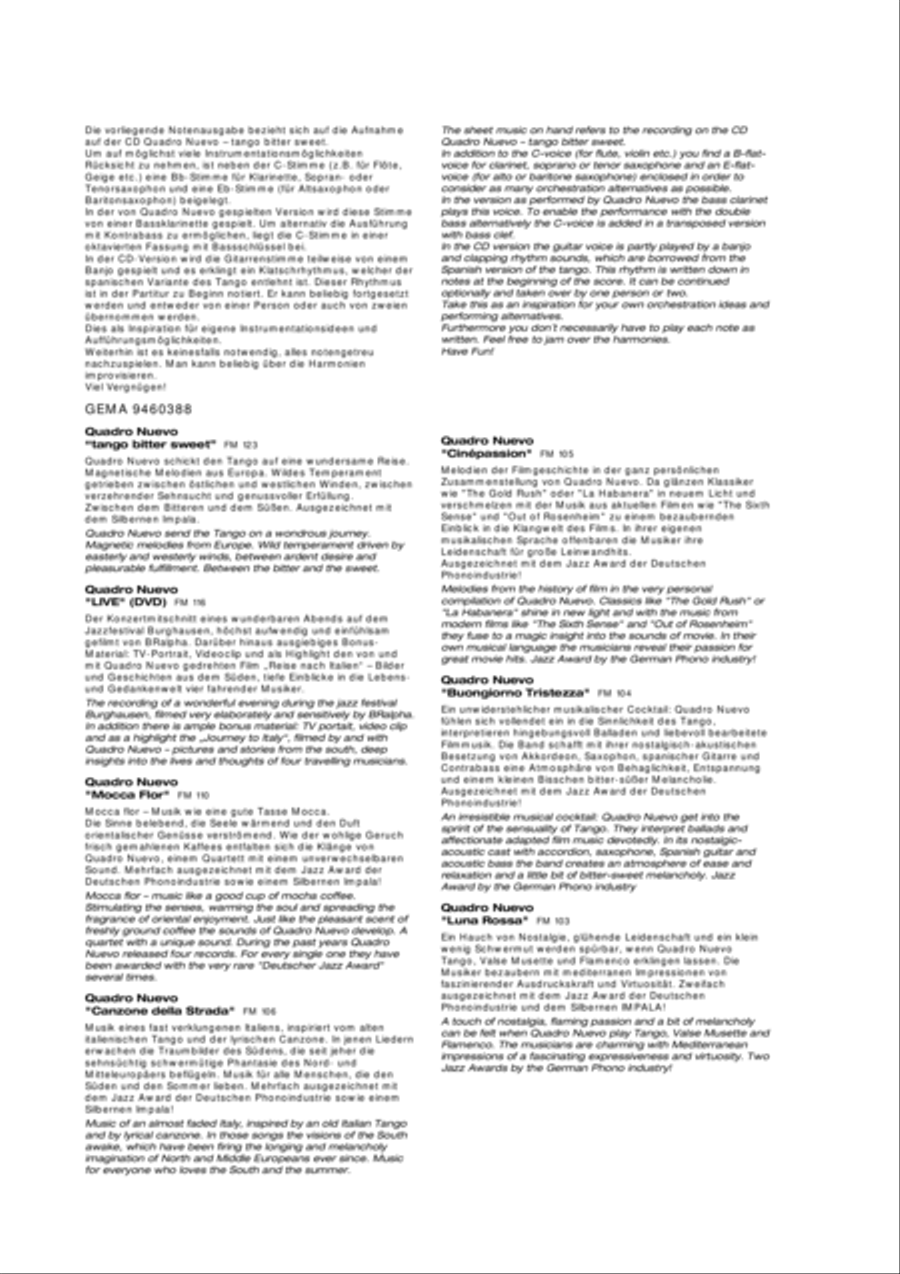 Isla de las Mujeres Clarinet scores gallery preview page 2
