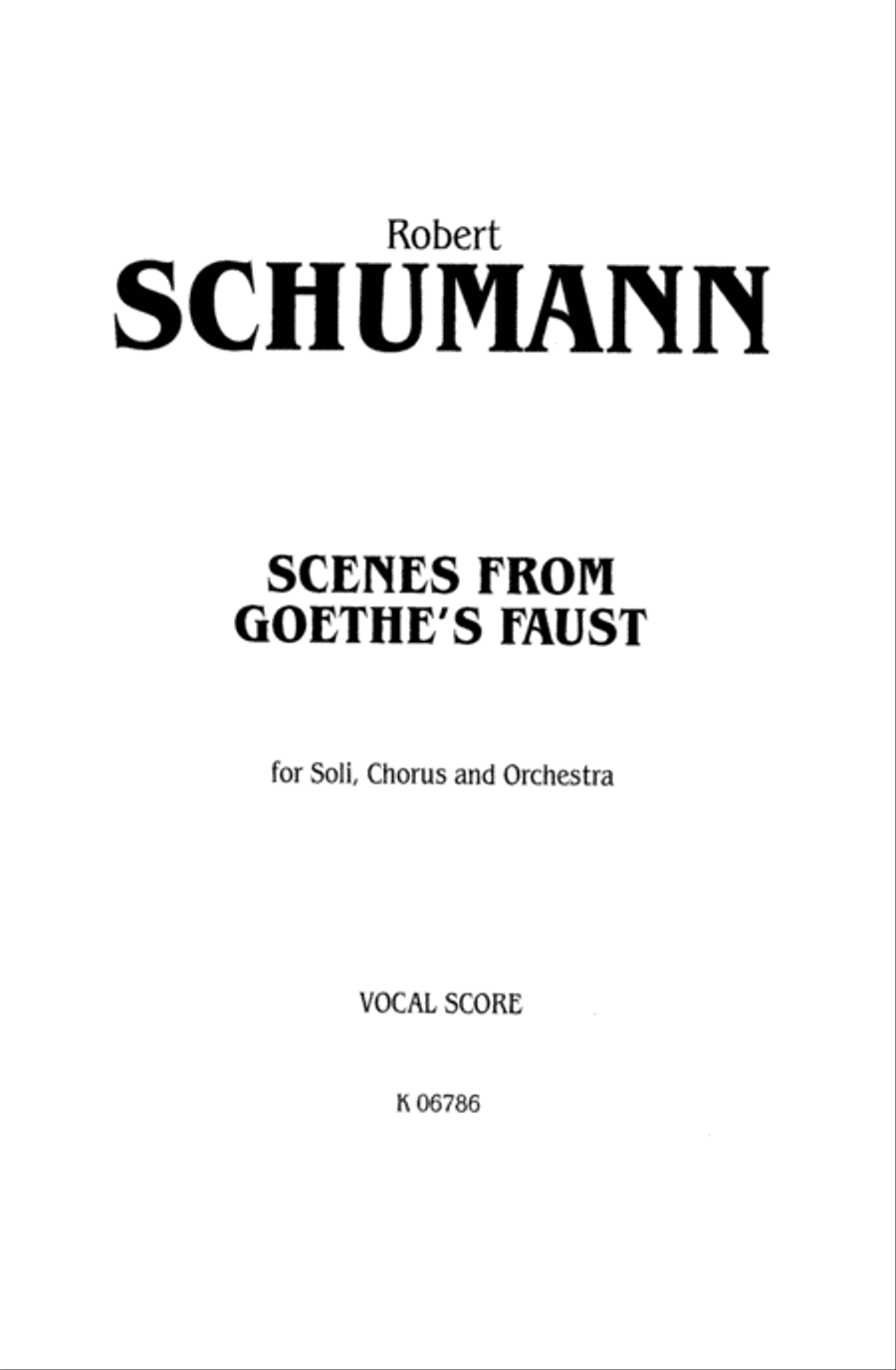 Scenes from Goethe's Faust 4-Part scores gallery preview page 2