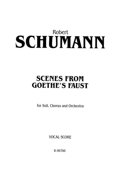 Scenes from Goethe's Faust