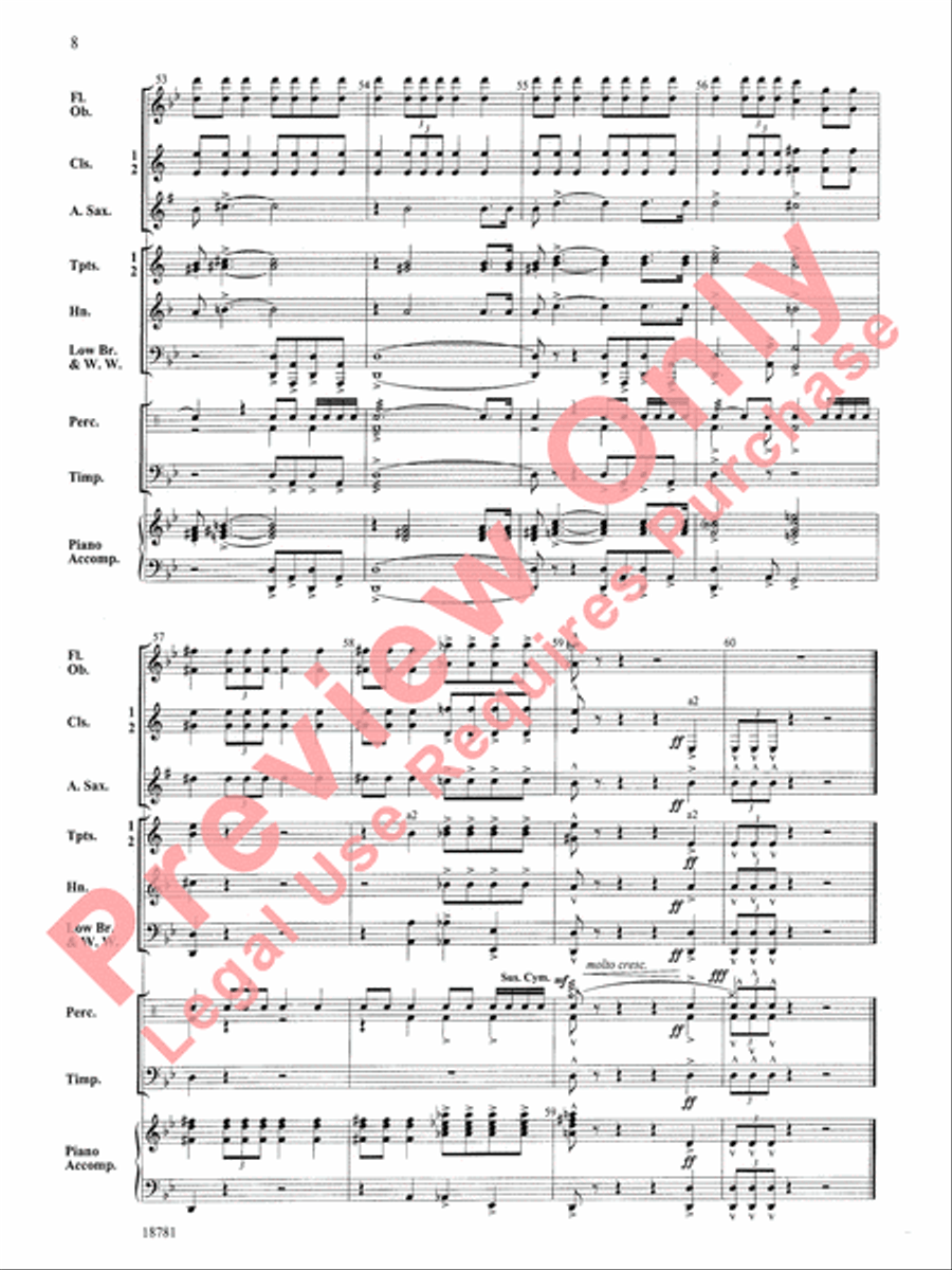 Primordium Concert Band scores gallery preview page 9