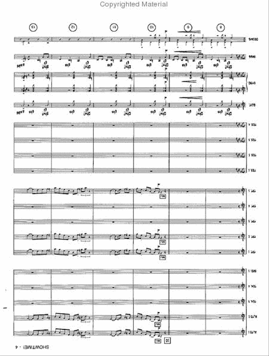 Showtime! Jazz Ensemble scores gallery preview page 3