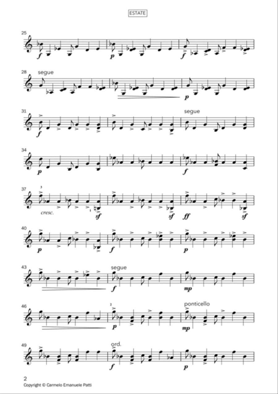 4Songs4Seasons 4Songs4Seasons Violin Solo scores gallery preview page 5