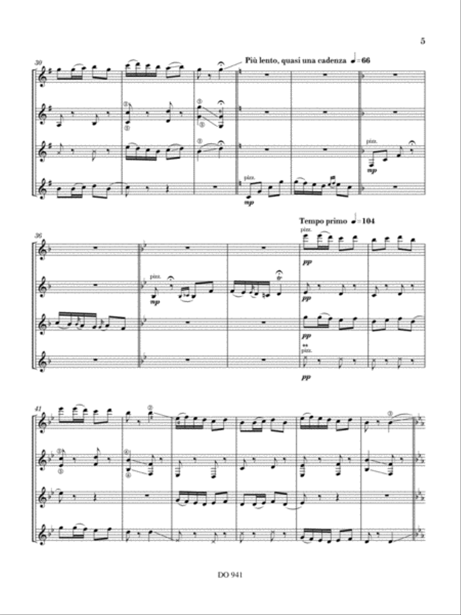 Motus bulgaricus Guitar Ensemble scores gallery preview page 5
