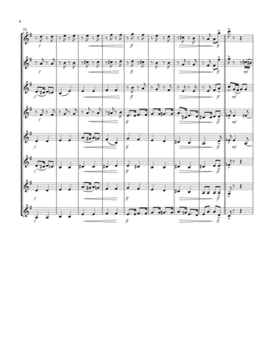 Russian Dance ("Trepak") (from "The Nutcracker Suite") (F) (Trumpet Octet)