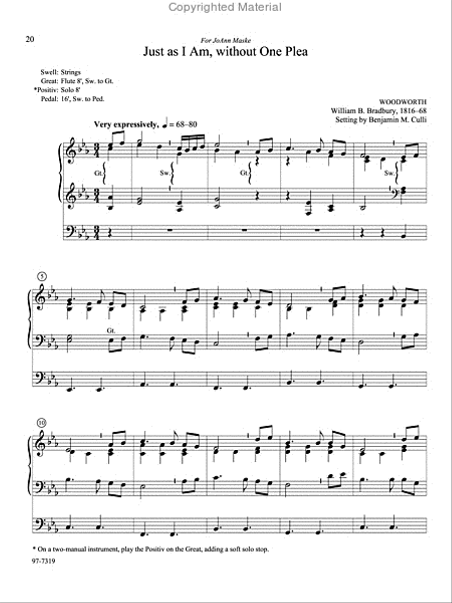 Glory Fills the Skies Glory Fills the Skies Organ scores gallery preview page 6