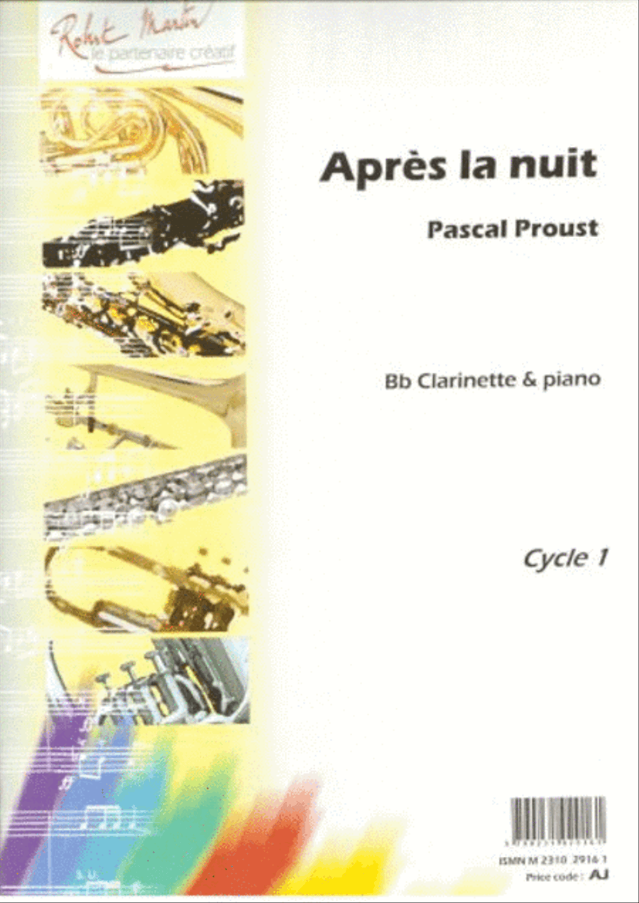 Après la nuit Après la nuit Clarinet Solo scores gallery preview page 1