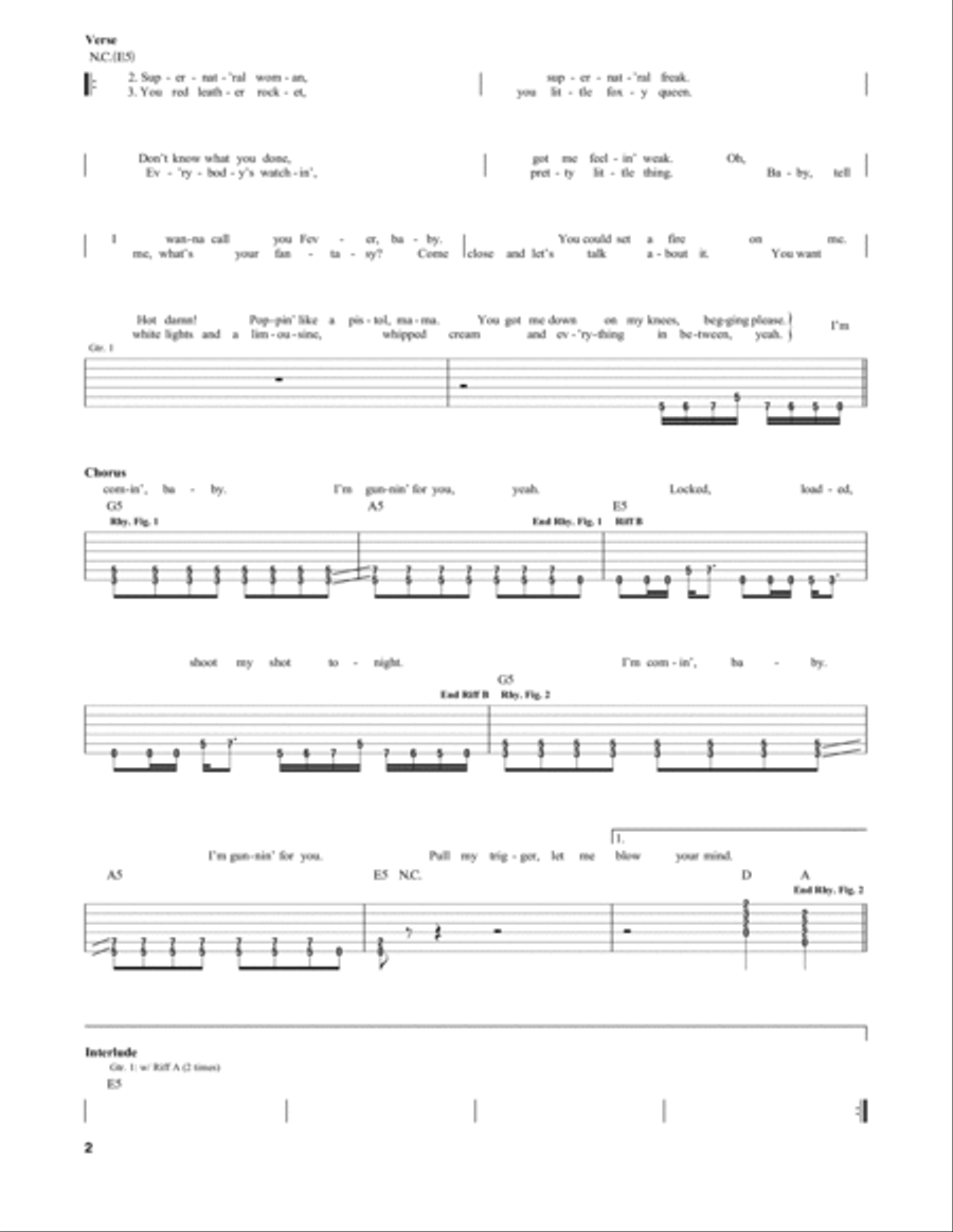 BLOW Electric Guitar scores gallery preview page 2