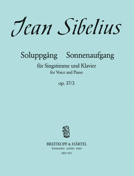 Soluppgang (Sunrise) Op. 37/3